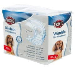 4DOGS Trixie Plenky/Kalhotky Pro Fenu 12 Ks/Op Xs-S [23631]