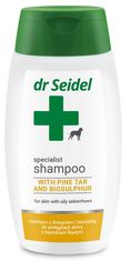 4DOGS Dr Seidel Šampon Pro Psy S Dehtem A Biosírou 220Ml