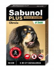 4DOGS Sabunol Obojek Plus Proti Blechám Pro Psa 90Cm