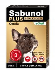 4DOGS Sabunol Obojek Plus Proti Blechám Pro Psa 50Cm