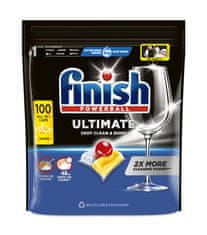 Finish Ultimate All in 1 Lemon Sparkle - kapsle do myčky nádobí 100 ks