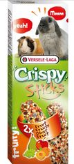 Vitapol Versele-Laga Crispy Sticks Rabbit & Guinea Pig Fruits - Baňky Pro Králíky