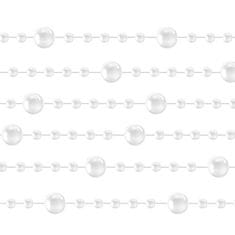 Ruhhy Věnec na vánoční stromeček - perly 5m 22499