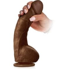 XSARA Velký 23 cm realistický penis - dildo s přísavkou - 73393752