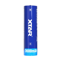 shumee Baterie XTAR 18650 3,7V Li-ion 3600mAh s ochranou