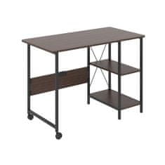 Maclean Skládací podkrovní stůl , rozměry: 107x45x75cm, max - 150 kg, s deskou, barva tmavý ořech, MC-411 B