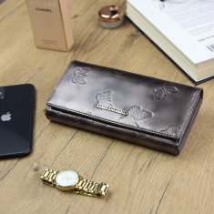 Gregorio Luxusní dámská kožená peněženka Sandro, šedá