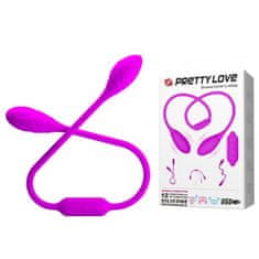 PRETTY LOVE Dvojitý Vaginální Vibrátor 12 Režimů 65Cm