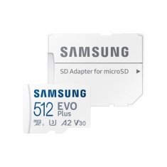 Samsung Paměťová karta micro SDXC 512GB EVO Plus + SD adaptér