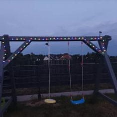 MG Garland RGB solární řetěz 50 LED 7m