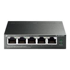 TP-Link Switch TL-SG105PE Easy Smart, 5x GLAN, 4x PoE+, 30W