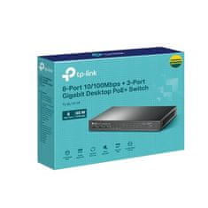 TP-Link Switch TL-SL1311P 8x LAN/PoE+, 2x GLAN, 1x SFP , 65W