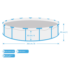 Marimex Zahradní bazén Florida 3,66 x 0,99 m bez filtrace