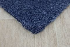Spoltex AKCE: 79x140 cm Metrážový koberec Elizabet 182 modrá (Rozměr metrážního produktu Bez obšití)