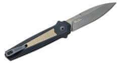 Kershaw K-7950 LAUNCH 15 automatický kapesní nůž 8,9 cm, Blackwash, černo-hnědá, hliník, Micarta