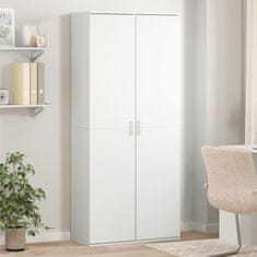 Petromila Skříň highboard bílá 80 x 35 x 180 cm kompozitní dřevo