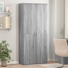 Petromila Skříň highboard šedá sonoma 80 x 35 x 180 cm kompozitní dřevo