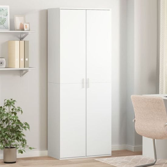 Petromila Skříň highboard bílá 70 x 35 x 180 cm kompozitní dřevo