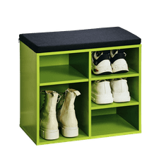 Kesper Botník s lavicí zelený 51,5 x 48 x 29,5 cm