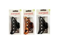 ZANSOT Zansot Sponka na vlasy Curved Classic Large 9,5 cm, 3ks lesklá + matná + želva