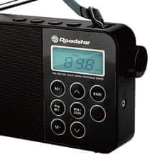 Roadstar Přenosné rádio , TRA-2340PSW, FM/AM/SW, LCD displej, výstup na sluchátka, 230 V/3xLR20