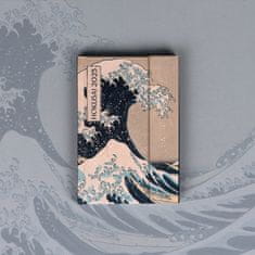 Grooters NOTIQUE Týdenní magnetický diář Katsushika Hokusai 2025, 11 x 16 cm