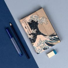 Grooters NOTIQUE Týdenní magnetický diář Katsushika Hokusai 2025, 11 x 16 cm
