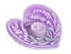 Bartek Svíčka LAVENDER HOLDER Lampion srdce zdobená d15x7,5cm