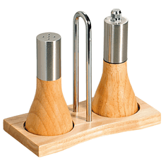 Kesper Set mlýnek na pepř a solnička - kaučukové dřevo, 13 cm