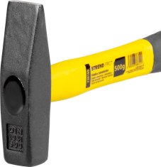 Strend Pro Kladivo HM112 500 g, 320 mm, zámečnické kladivo, sklolaminátová rukojeť, TPR