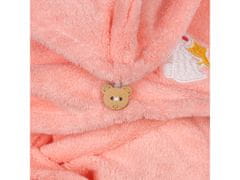 sarcia.eu Růžový turban na dětské vlasy, ručník na králičí vlasy 