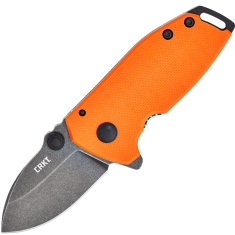 CRKT CR-2486 Squid Compact Orange malý kapesní nůž 4,4 cm, Black Stonewash, oranžová, G10, ocel