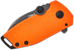 CRKT CR-2486 Squid Compact Orange malý kapesní nůž 4,4 cm, Black Stonewash, oranžová, G10, ocel