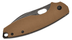 CRKT CR-5317B Pilar III Brown kapesní nůž 7,5 cm, hnědá, G10