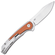 CRKT CR-6070 Padawan Brown kapesní nůž 7,6 cm, hnědá, ocel, Micarta