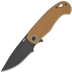 CRKT CR-7910 PSD II Coyote Brown kapesní nůž s asistencí 7,6 cm, černá, hnědá, G10