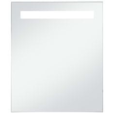 Vidaxl Koupelnové nástěnné zrcadlo s LED osvětlením 50 x 60 cm