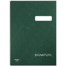Donau Podpisová kniha - A4, zelená, 20 listů