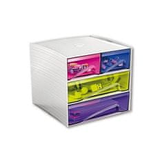 Cep Zásuvkový box MyCube Mini, 4 zásuvky, barevný