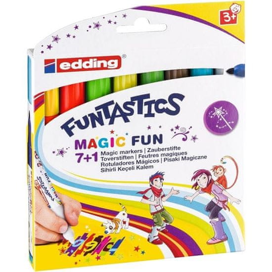 Edding Dětské fixy 13 Magic Fun, sada 8 barev