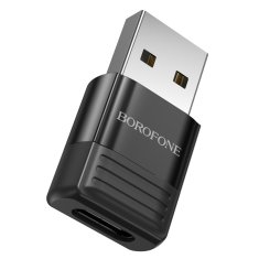 Borofone Adaptér BV18 USB-A - USB-C černý 125876