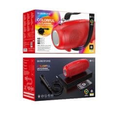 Borofone Reproduktor BP13 Bluetooth Dazzling s mikrofonem červený