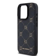 Karl Lagerfeld  PU Karl Heads Pattern Magsafe Zadní Kryt pro iPhone 15 Pro Max Black