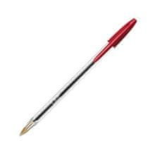 Bic Kuličkové pero s víčkem Cristal, červené