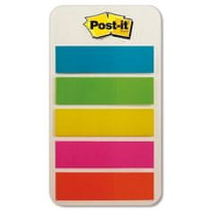 Post-It Záložky - 11,9 × 43,2 mm, mix 5 barev