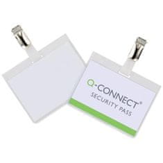 Q-Connect Visačka s klipem, 60 x 90 mm, 25 ks