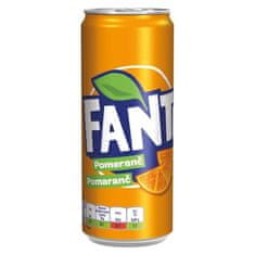 Fanta pomeranč - plech, 24x 0,33 l