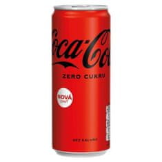 Coca-Cola Zero plech 0,33 l, bal=24 ks