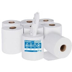 Primasoft Papírové ručníky v roli, 2vrstvé, bělený recykl