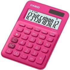 Casio Stolní kalkulačka MS-20UC, tmavě růžová
